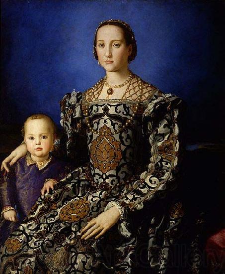 Angelo Bronzino Portrait of Eleanor of Toledo and Her Son Norge oil painting art